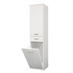 COLONNA BAGNO  BIANCO LACCAC/ P.TA BIANCHERIA L35 P34 H150 DX CL 106MDC