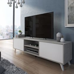 PORTA TV NIMES 2 ANTE BETON E RUSTICA PTV778