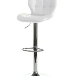 SGABELLO GAS MADRID H.87/107 BIANCO ART. 697313