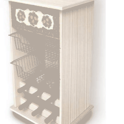 CARRELLO MULTISERVICE 29X39X65 MORI SICILIANI