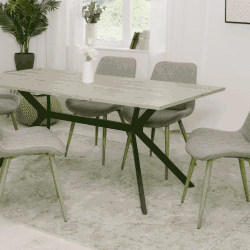 TAVOLO FISSO MOD. ONEX CM 180X90 ARTISAN OAK E NERO TAV344