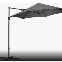 OMBRELL BASC. GRIGIO MAN. MT.2.5X2.5 B94954362 ART. 013650