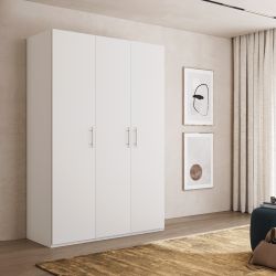Armadio 3 ante battenti Swift bianco
