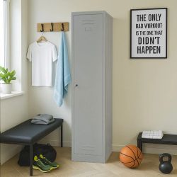 Armadio 1 anta ferro grigio 40x45h180 mb1rp