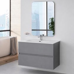 Bagno sospeso linea Pastello grigio medio L.90 H.60 P.47 803001