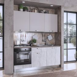 Cucina monoblocco 180 dx Mila modello Mira