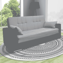 DIVANO LETTO CLIC CLAC PADOVA BLACK/MABEL DIV1264