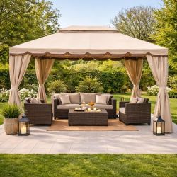 Gazebo Roma 3x4 mt con teli laterali 786-7C