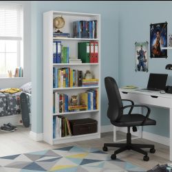 LIBRERIA 5 VANI BIANCO OPACO LB4084K87406