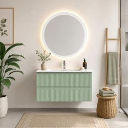 Mobile bagno Adeline verde salvia 100 cm