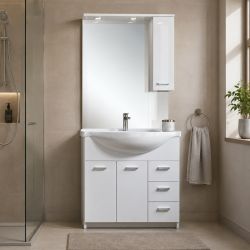 Mobile bagno Classica cm 105 con specchio e pensile