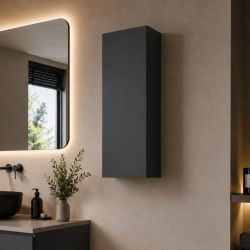 Pensile bagno Iside grafite opaco 1 anta reversibile