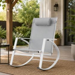 POLTRONA DONDOLO DEMID NEW BIANCO 0663823