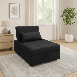 POLTRONA LETTO PIPPO TESSUTO TORTORA PF642