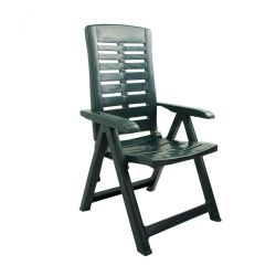 Poltrona sdraio pieghevole Yuma verde