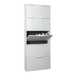 Scarpiera slim 5 ribalte bianco opaco SC1361K87405