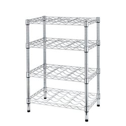 Scaffale cantinetta filo metallo cromato 910/88 56x36x80 cm