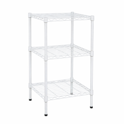 SCAFFALE FILO METALLO BIANCO 3 RIPIANI 910/86 35X40 H.75 CM