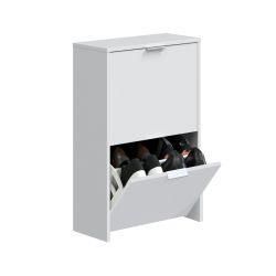 Scarpiera 2 ribalte bianca LM7875O