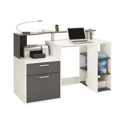 SCRIVANIA WORKSTATION FLIP BIANCO ANTRACITE