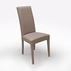 Sedia Denver ecopelle elephant sed54