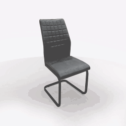 SEDIA ALYSSA TESSUTO VINTAGE GRIGIO SED4124