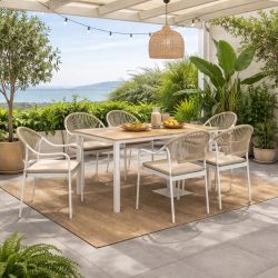 SET GIADINO RODI 1 TAV + 6 SEDIE ART. 761/41 MIS. L.150 P.72.5