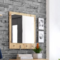Specchiera con appendini Top rovere artisan SP9735