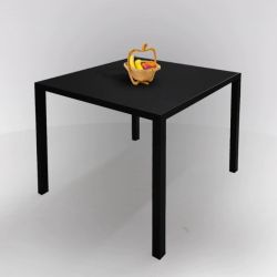 TAVOLO 80X80 FISSO METALLO ANTRACITE 1893