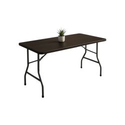 TAVOLO PIEGHEVOLE DA ESTERNO PLASTICA MARRONE 2360/50 L.180X70