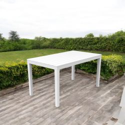 Tavolo rettangolare Sumatra bianco 138X78 