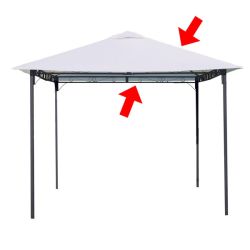 Telo copertura ricambio per gazebo Style 786C
