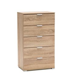 CASSETTIERA 5 CASSETTI 60CM. ROVERE SONOMA