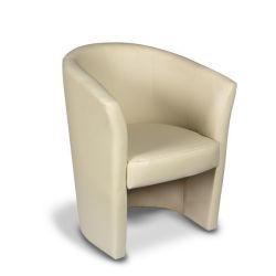 POLTRONA BELIZE BEIGE ECOPELLE PEGABE