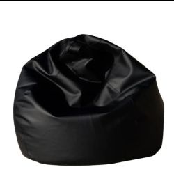 POUFF  SACCO  ECOPELLE NERO