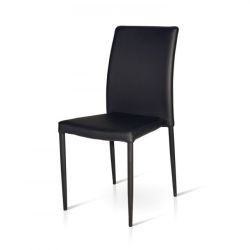 SEDIA ECOPELLE COL. NERA ART. 711