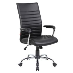 POLTRONA UFF. SAN FRANCISCO C/BRAC NERA E8234HK