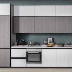 CUCINA COMPONIBILE ZOE L.355 H.264 CM SISTEMA GOLA