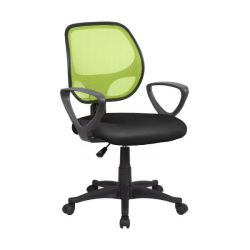 SEDIA UFFICIO E BRACCIOLI ATLANTA VERDE NERO