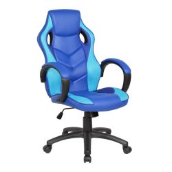 Poltrona gaming las vegas blu azzurra