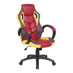 Poltrona gaming las vegas giallo rossa 