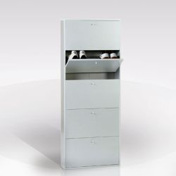 SCARPIERA 5 RIBALTE BIANCO OPACO SC147
