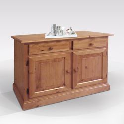 CREDENZA ART.258 2P+2CASS PINO TINTA MIELE 258MI