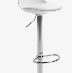 SGABELLO C/SCHIENALE BIANCO ART. 566804