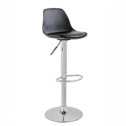 SGABELLO CON SCHIENALE NERO art.566805