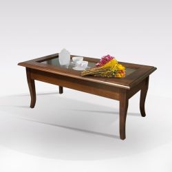 TAVOLINO A BACHECA 100X50 NOCE TVL121