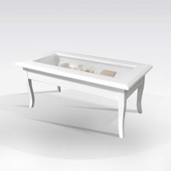 TAVOLINO A BACHECA 100X50 BIANCO LACC. TVL122/1014T