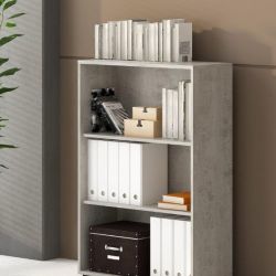 LIBRERIA OMEGA II SMALL CEMENTO 3 VANI LIB88