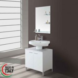 SOTTOLAVABO 2 ANTE STELLA BIANCO ART.799034