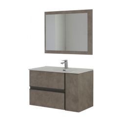 COMP. BAGNO SOSP. CM90 OXIDEN 2CASS+1A COL. BETON CENERE 805001
